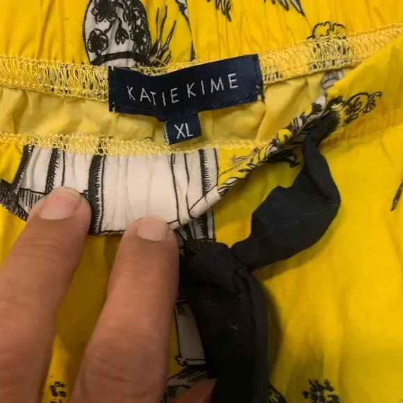 Katie K Yellow Parisian Pajama Set Intimates - Picture 12 of 15